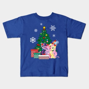 My Little Pony Around The Christmas Tree Kids T-Shirt